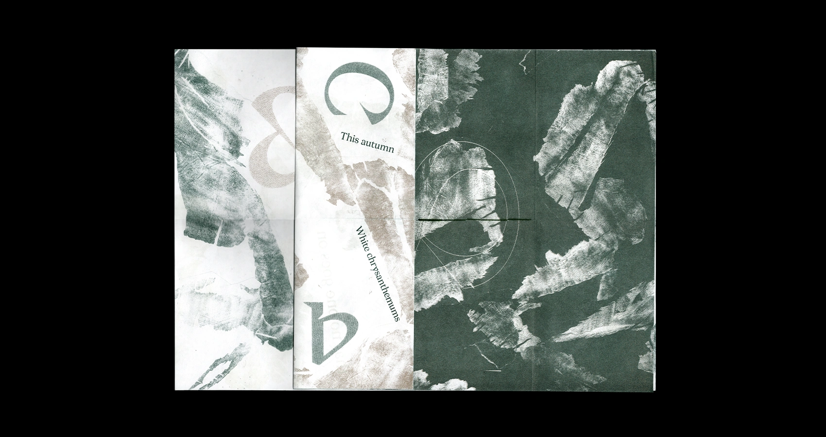 Spécimen imprimé en risographie pour la typographie MF Minazuki disponible chez Milletype Foundry