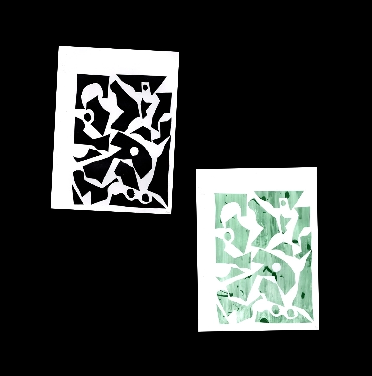 Poster — Cut paper pattern